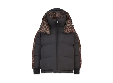 FENDI Black Nylon Down Jacket "Black"