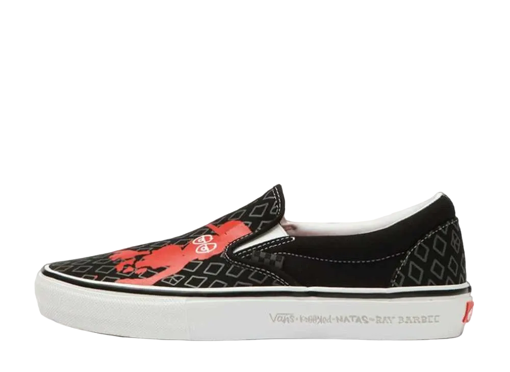 Krooked Skateboards × Vans Slip-On "Black"