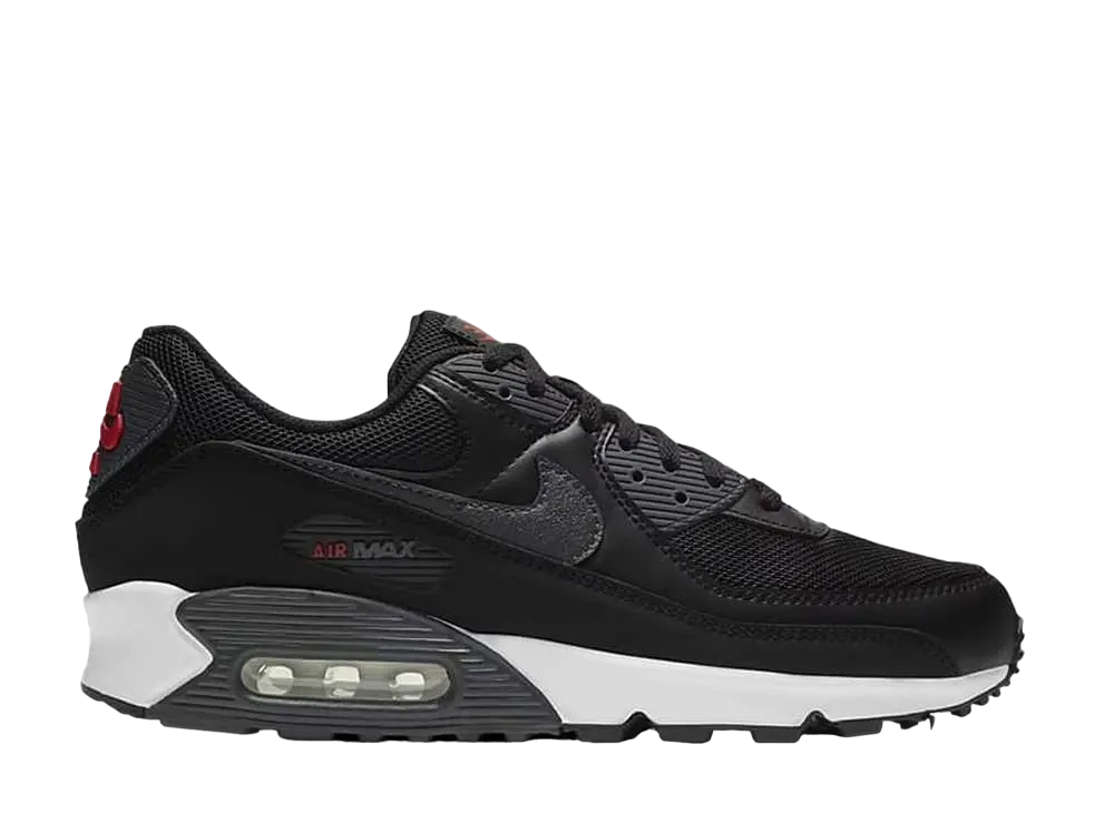 ナイキ エアマックス90 "ブラック/ユニバーシティレッド"