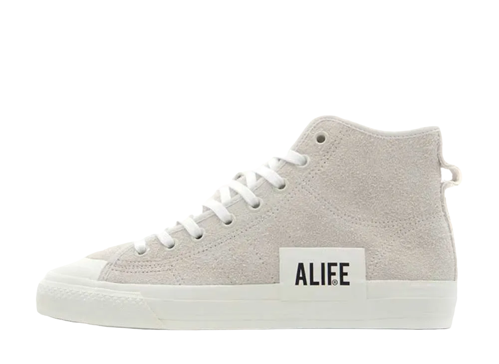 エーライフ × アディダス コンソーティアム ニッツァ ハイ "クリーム ホワイト"