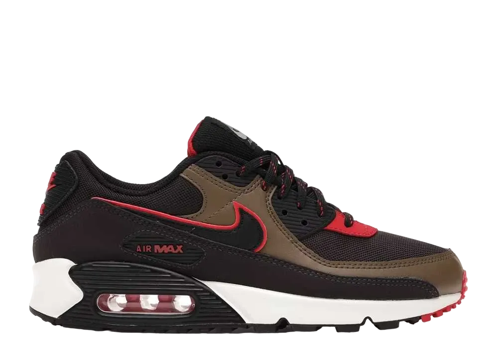 ナイキ エアマックス90 "ベルベットブラウン/ユニバーシティレッド"