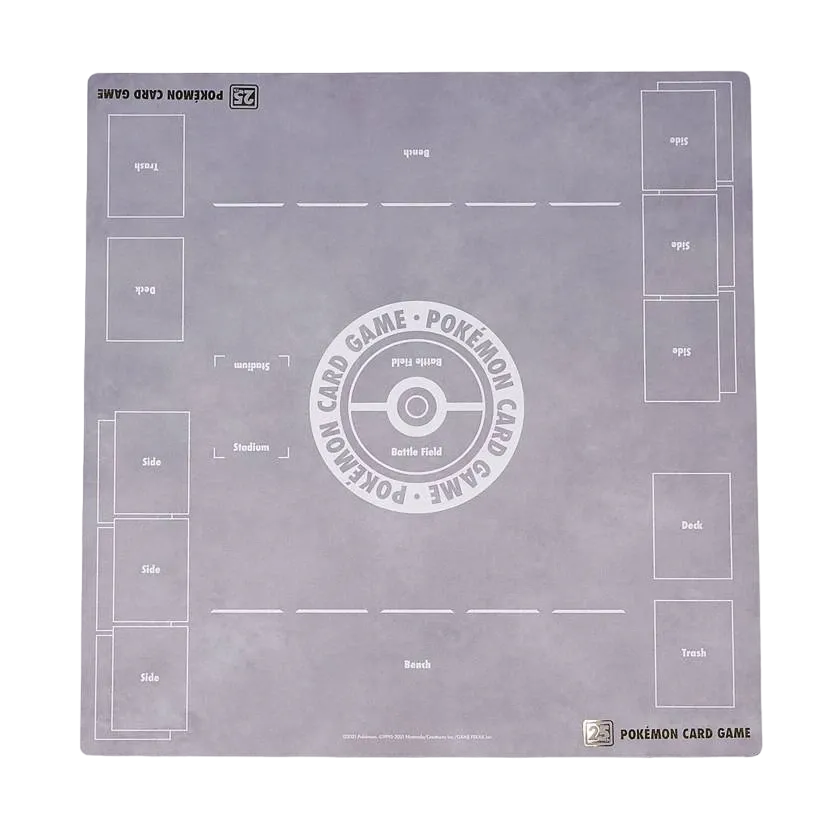 Pokémon Card Game Rubber Playing Mat Full size 25th