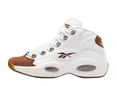 Reebok Question Mid "White/Ftwr White/Brush Brown"