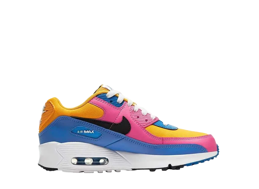 ナイキ GS エアマックス90 "レザー/マルチカラー"