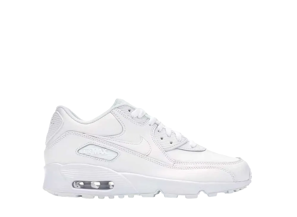 Nike GS Air Max 90 "White Leather"