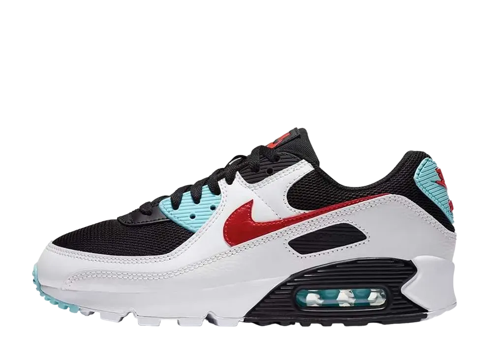 Nike Women's Air Max 90 "Aqua/Red/White/Black"