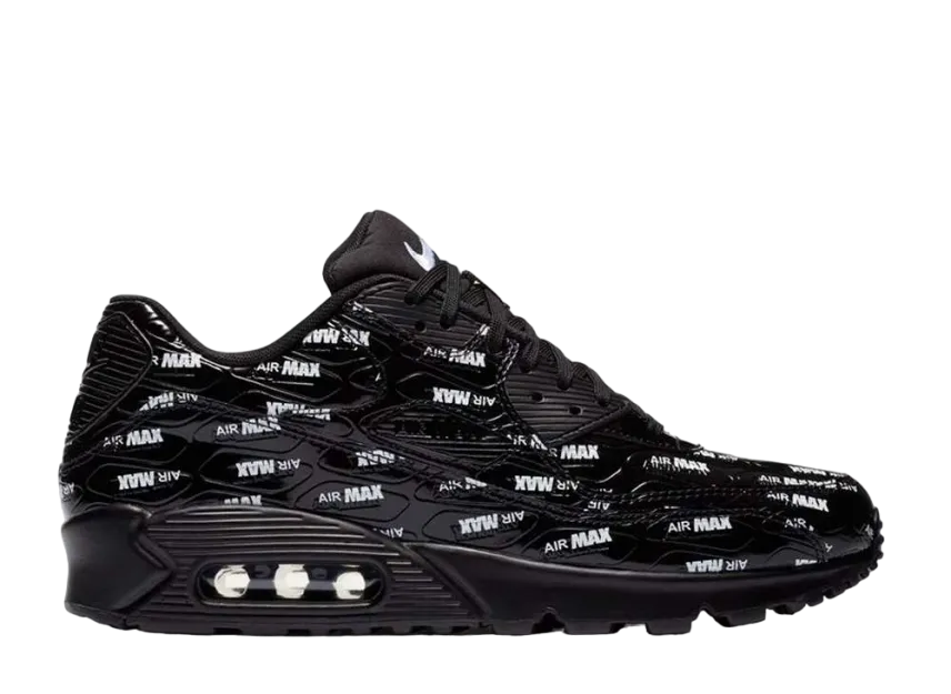 ナイキ エアマックス90 オール オーバープリント "ブラック/ホワイト"
