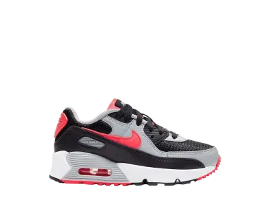 Nike PS Air Max 90 "Black Radiant Red/Wolf Grey"