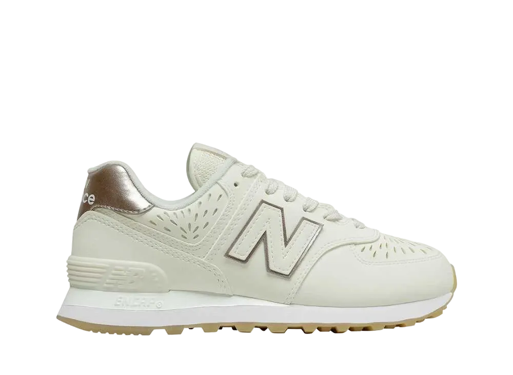 ニューバランス 574 ウィメンズ "シー ソルト ゴールド"