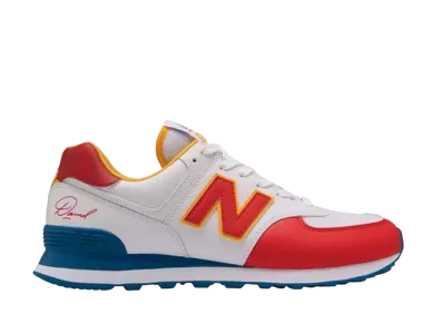 David Sunflower Seeds × New Balance 574 "White/Red/Blue"