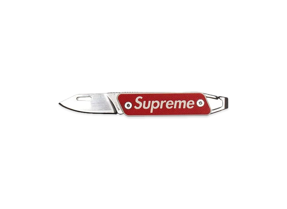 Supreme x TRUE Modern Keychain Knife "Red"