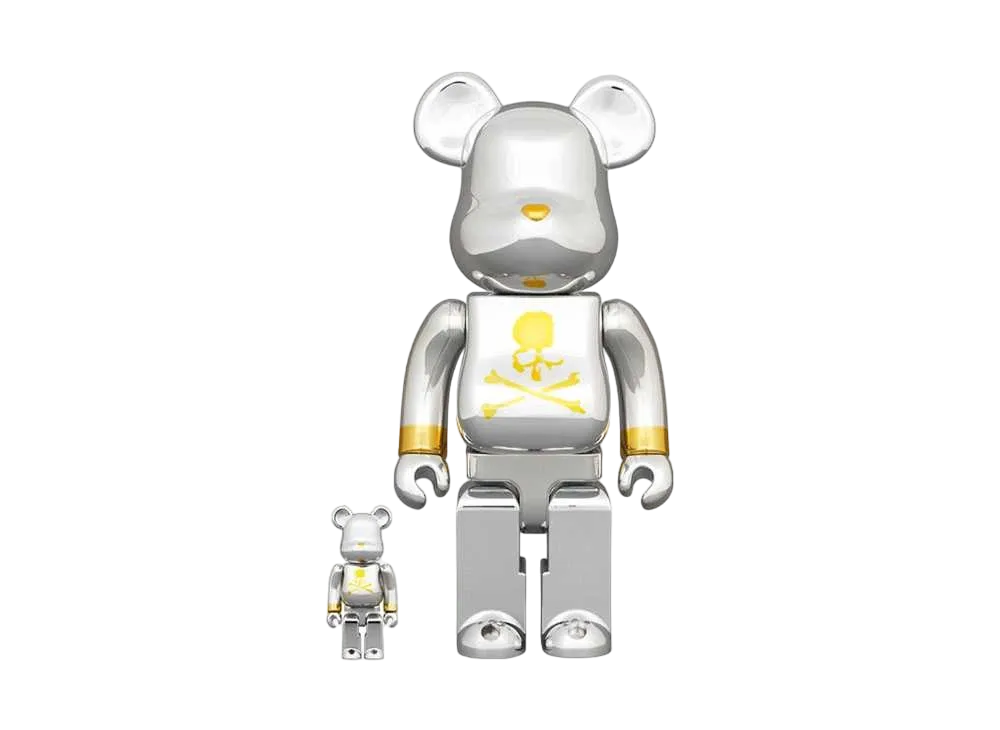 Bearbrick mastermind JAPAN SILVER 100% & 400%