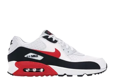Nike Air Max 90 "White/University Red/Black"