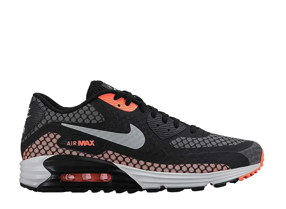 Nike Air Max Lunar 90 "Black/Silver/Hot Lava"