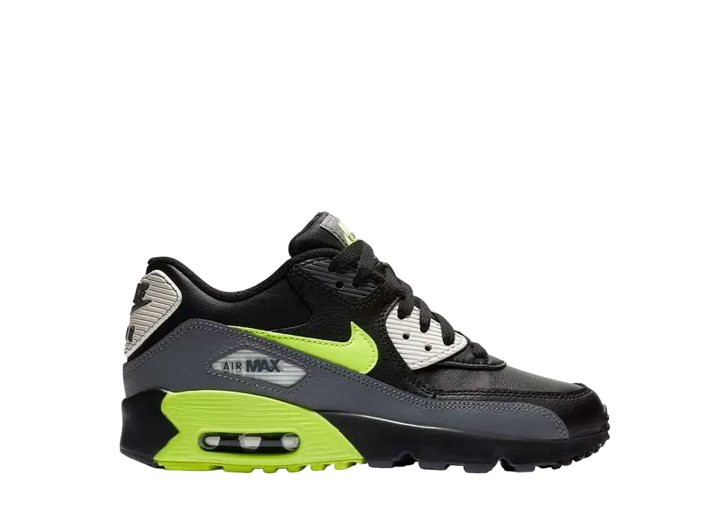 Nike GS Air Max 90 "Dark Grey/Volt/Black"