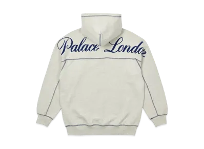 PALACE CHAIN STITCH HOOD "Grey Marl"