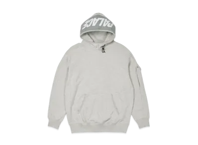 PALACE GIANT WOVEN LABEL HOOD "Grey Marl"
