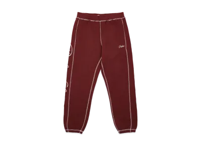 PALACE CHAIN STITCH JOGGERS "Cherry"