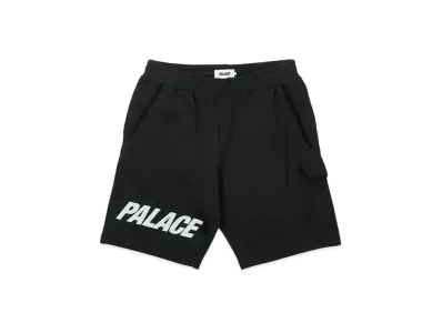 PALACE GIANT WOVEN LABEL SHORTS "Black"