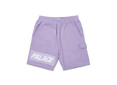 PALACE GIANT WOVEN LABEL SHORTS "Lilac"