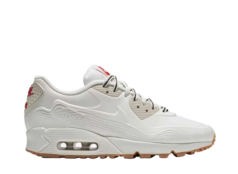 Nike Women's Air Max 90 VT Tokyo "White/Light Beige Chalk/Velvet Brown/White"