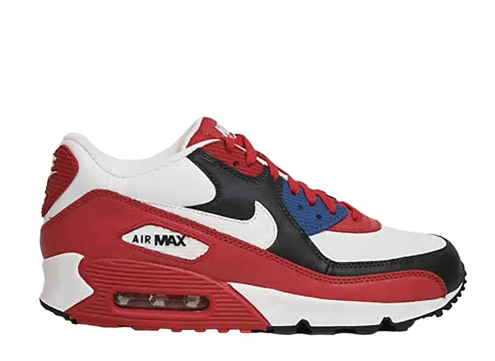 Nike Air Max 90 "Leather Sport Red/Dark Obsidian"