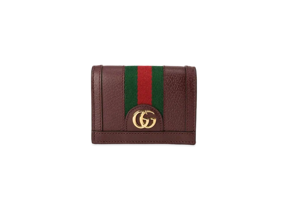 GUCCI Ophidia Card Case Wallet "Bordeaux"
