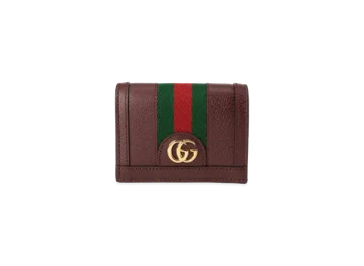 GUCCI Ophidia Card Case Wallet "Bordeaux"