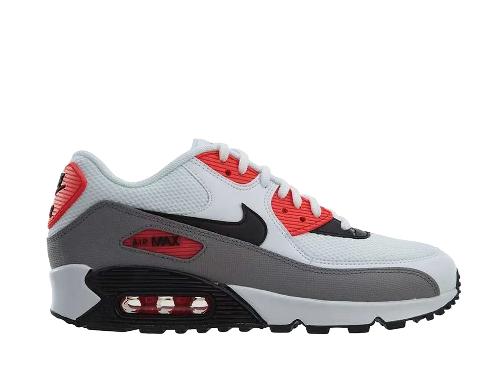 Nike Women's Air Max 90 "White/Black/Dust/Solar Red"
