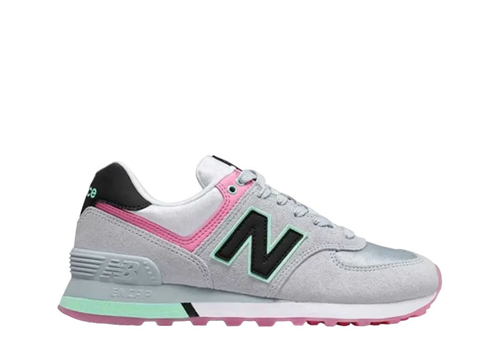 ニューバランス 574 ウィメンズ "グレー ピンク ミント"