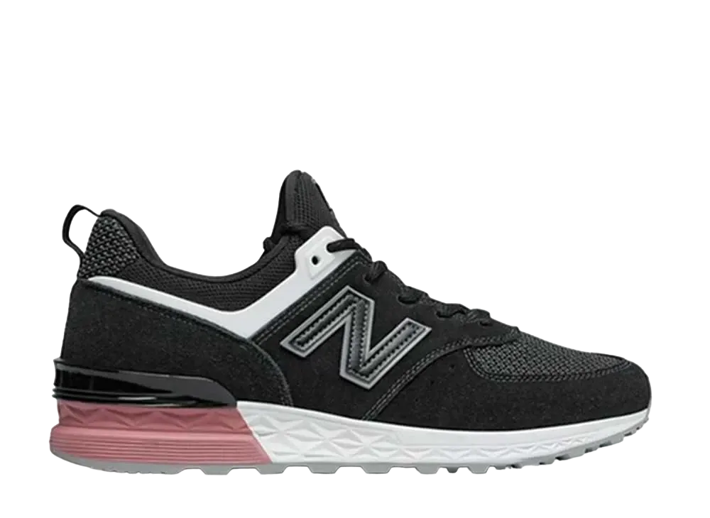 ニューバランス 574 スポーツ "ブラック ダスティ ピーチ"