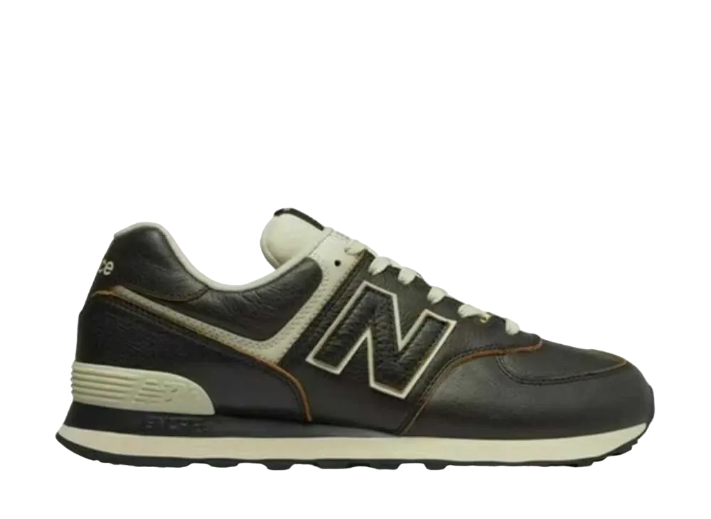 New Balance 574 "Black Leather"