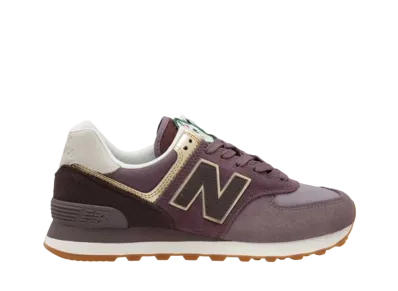 New Balance 574 Women's "Metallic Patch Purple"