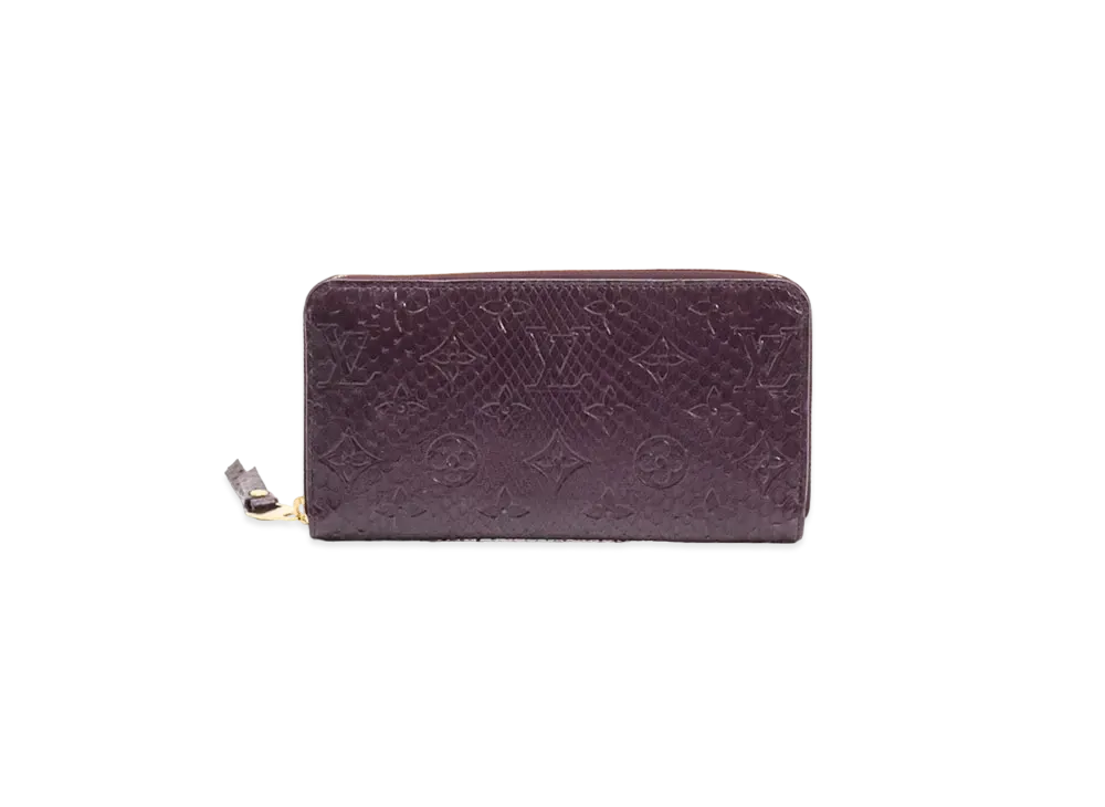 Louis Vuitton Monogram Exotic Python Zippy Wallet "Orb"