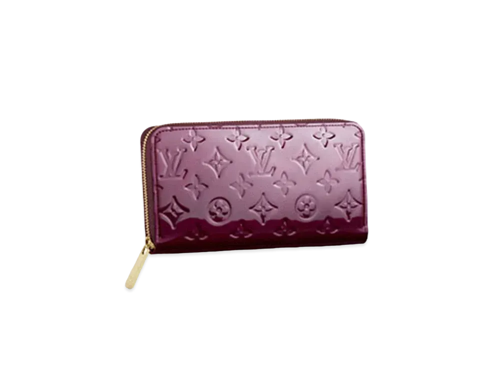 Louis Vuitton Zippy Wallet Monogram Vernis "Rouge Fauviste"