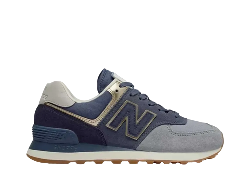 New Balance Women's 574 "Metallic Patch Blue"