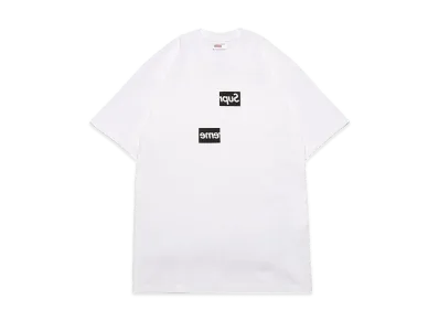 Supreme / Comme des Garçons SHIRT® Split Box Logo Tee "White"