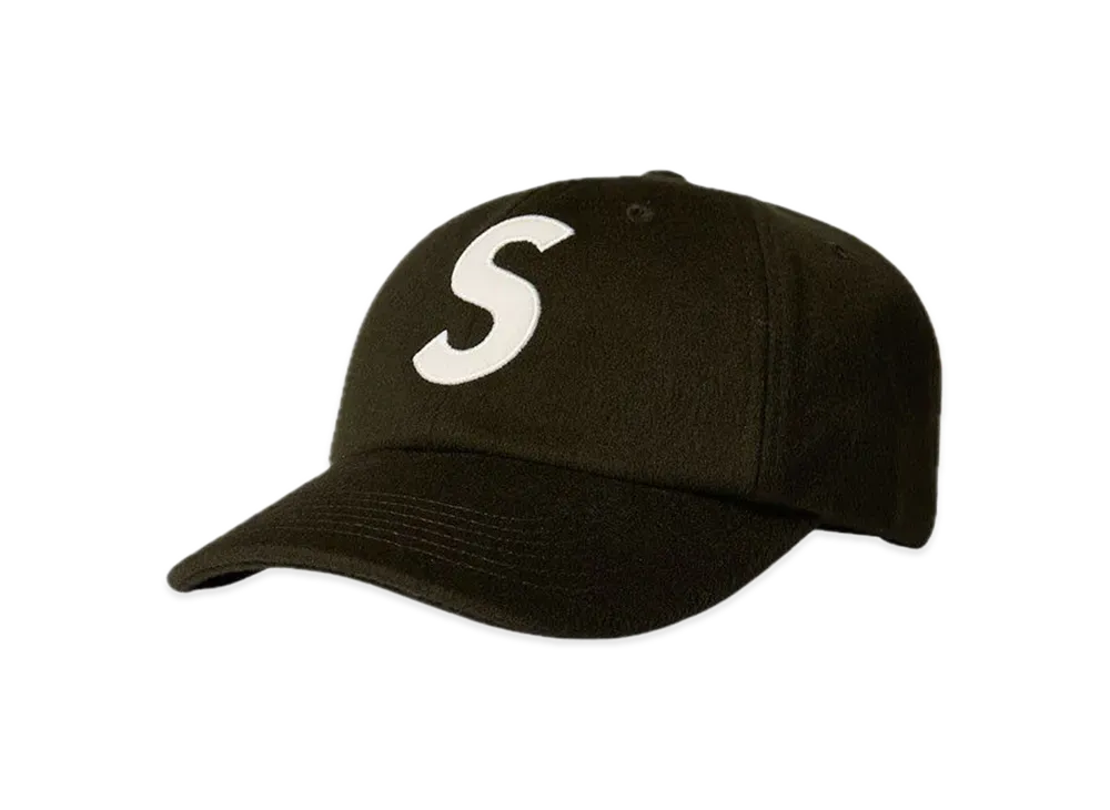 Supreme Wool S Logo 6-Panel "Olive"