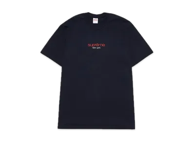 Supreme Classic Logo Tee "Navy"