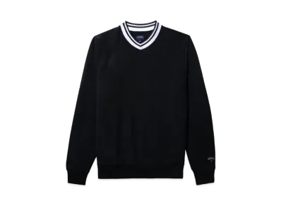 Noah V-Neck Sweatshir "Black"