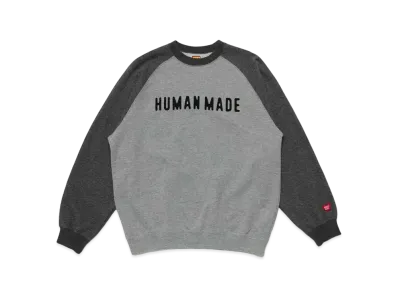 HUMAN MADE RAGLAN SWEATSHIRT "Grey"