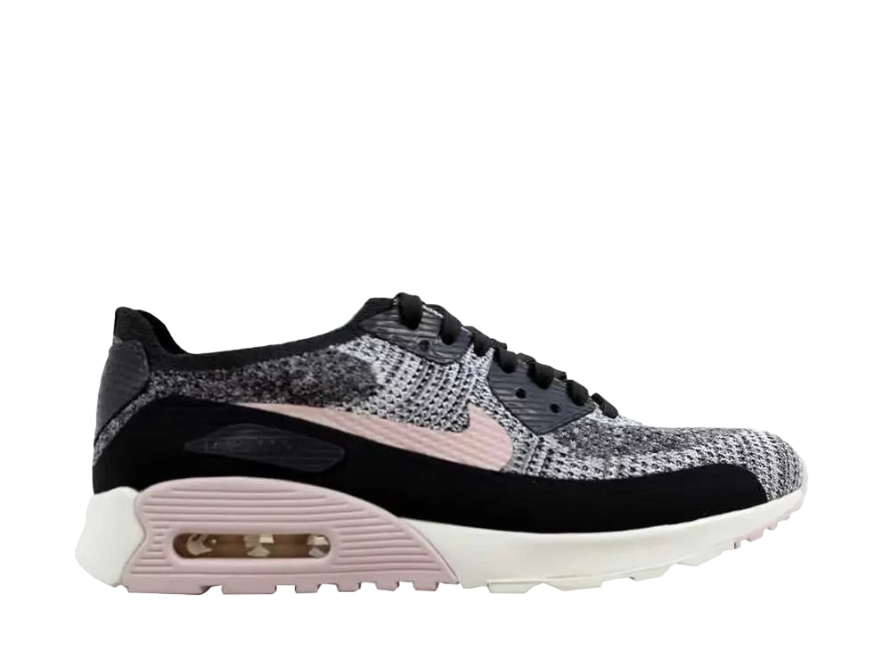 ナイキ ウィメンズ エアマックス90 ウルトラ 2.0 フライニット "ミッドナイトフォグ/シルトレッド/セイル"