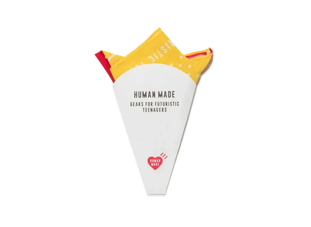HUMAN MADE MONTHLY BANDANA MARCH "Yellow"