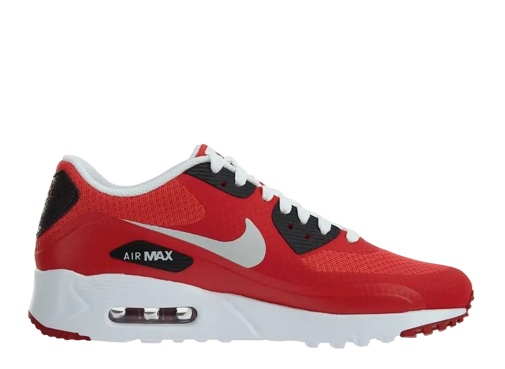ナイキ エアマックス90 ウルトラ エッセンシャル "アクションレッド/ピュアプラチナム/ジムレッド/ブラック"