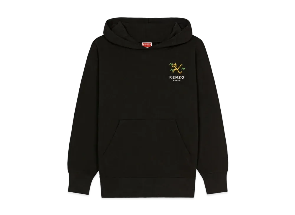 KENZO 'KENZO TIGER TAIL' OVERSIZE HOODIE "Black"