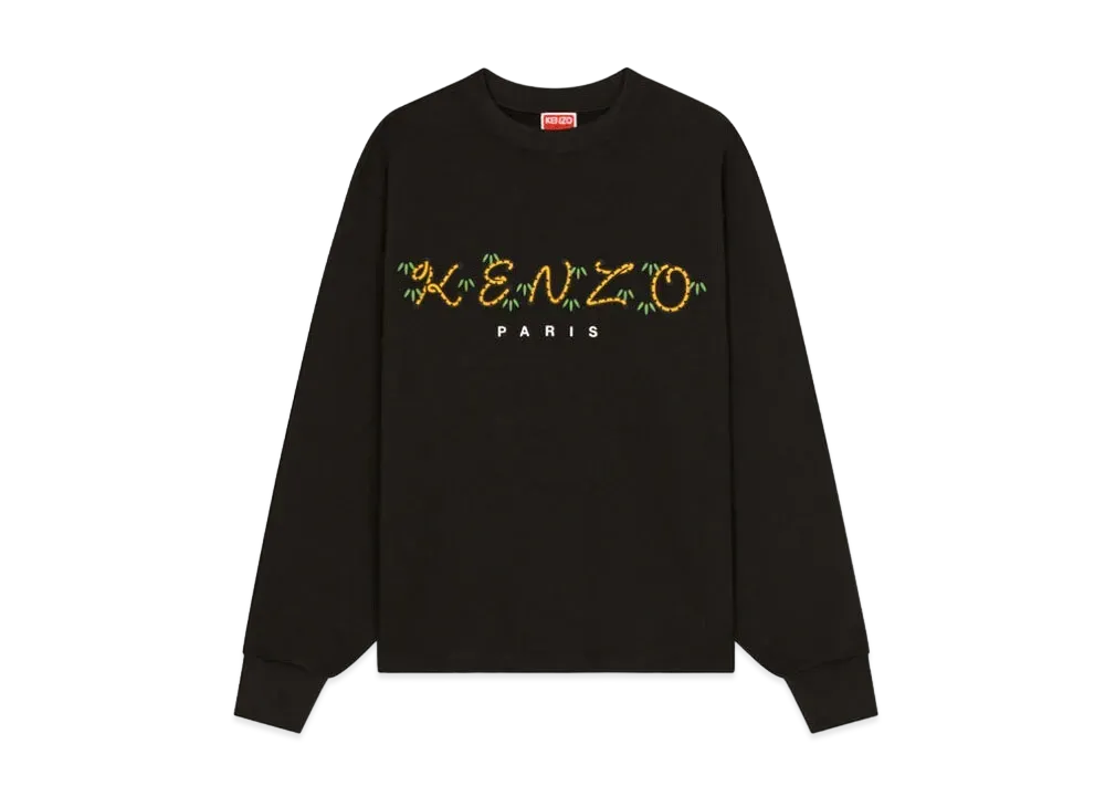 KENZO 'TIGER TAIL K' REGULAR SWEAT "Black"