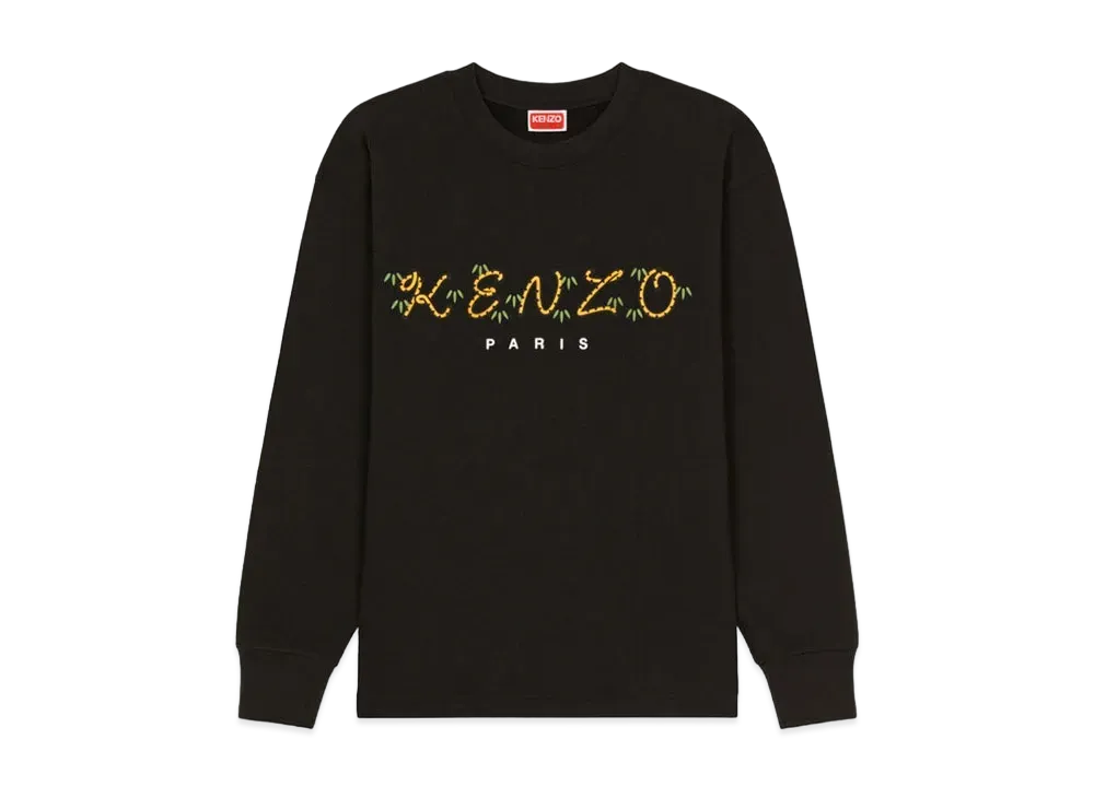 KENZO 'TIGER TAIL K' REGULAR SWEAT "Black"