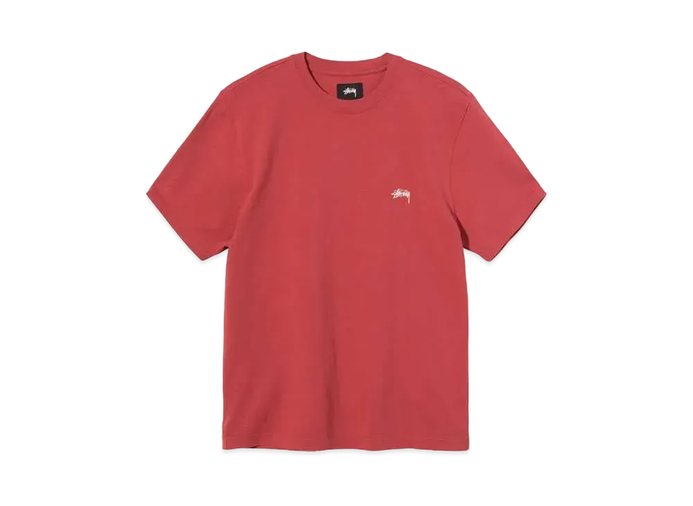 Stussy OVERDYED SS TEE "Red"