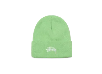 Stussy STOCK CUFF BEANIE "Bright Green"