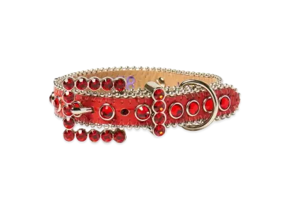 Supreme x B.B. Simon Studded Dog Collar "Red"